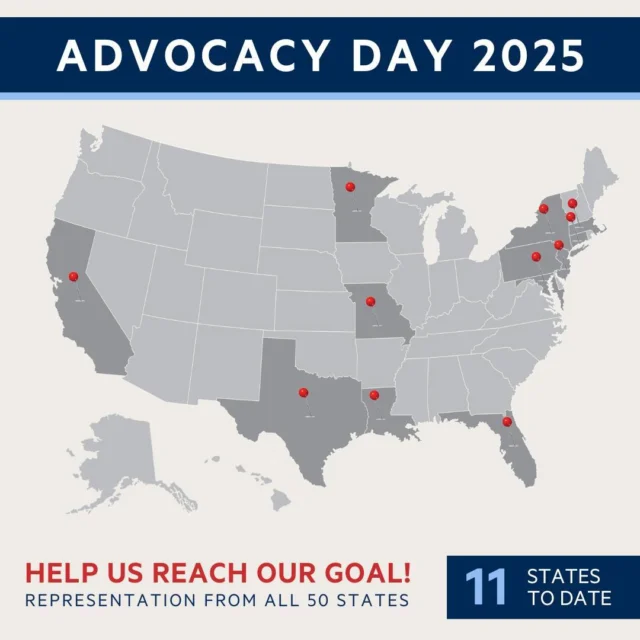 Advocacy Day 2025 is just around the corner, and we are striving for representation from all 50 states. So far, we have participation from 11 states, but we need your help to reach our goal. Join us in amplifying the voices of brain aneurysm survivors, caregivers, and advocates. Sign up today to represent your state, give.bafound.org/2025Advocacy